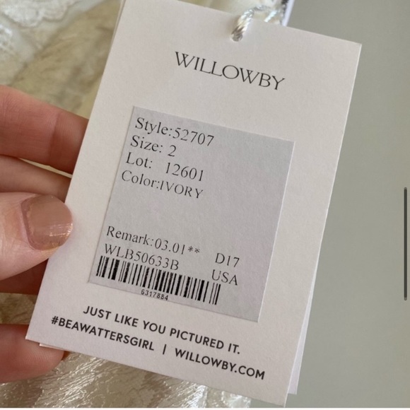 NWT Willowby Watters Harmony Wedding Dress - Picture 6 of 12